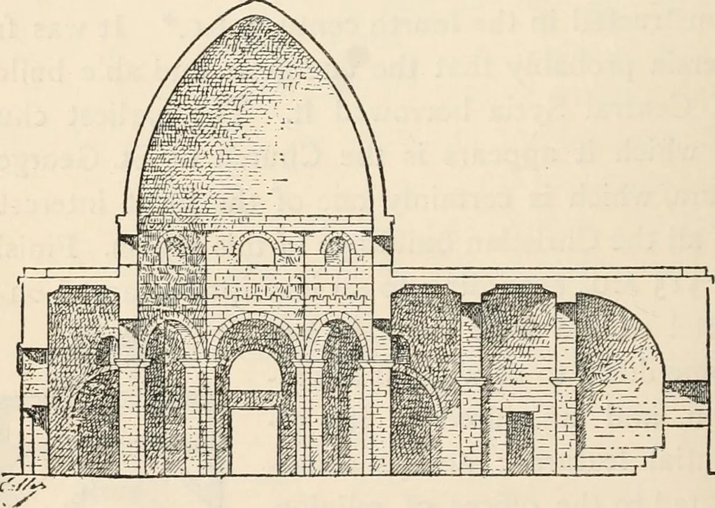 An illustration from History of early Christian art, 1893, leaf 104