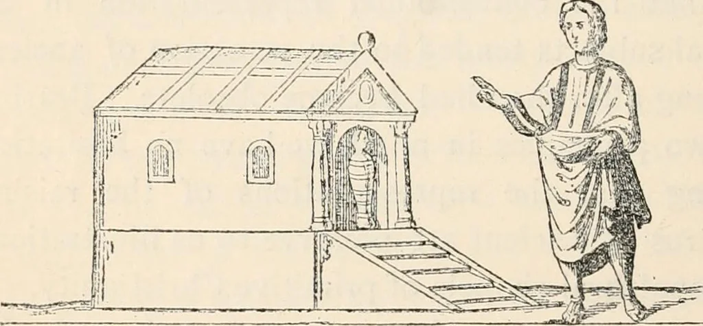 An illustration from History of early Christian art, 1893, leaf 176