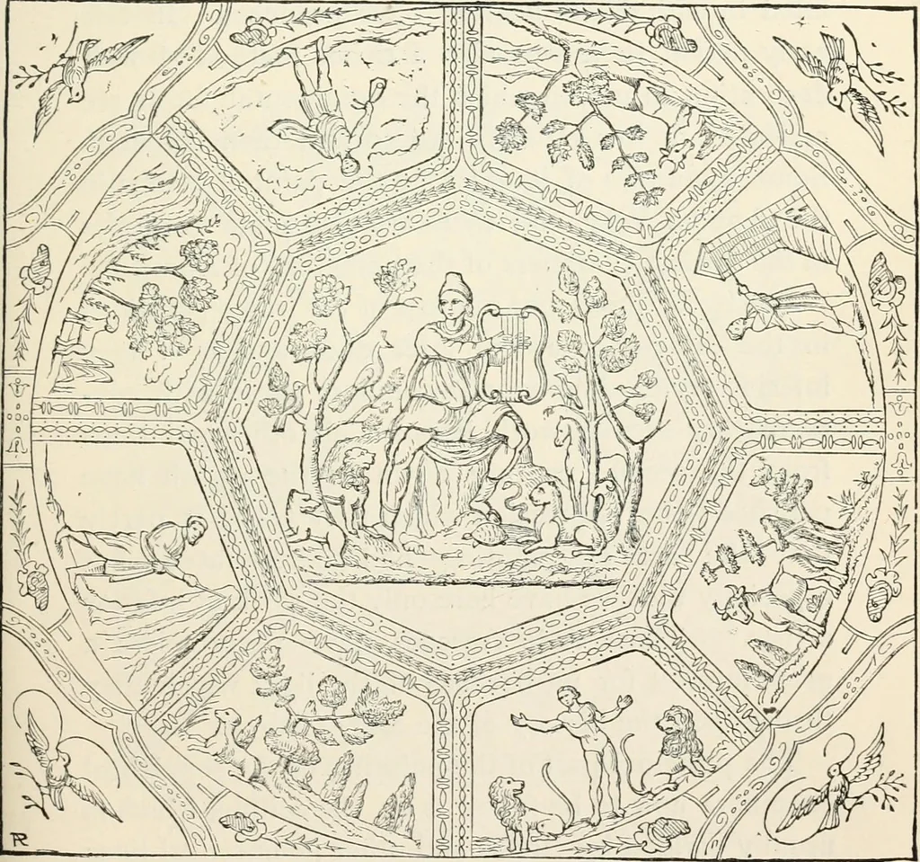 An illustration from History of early Christian art, 1893, leaf 183