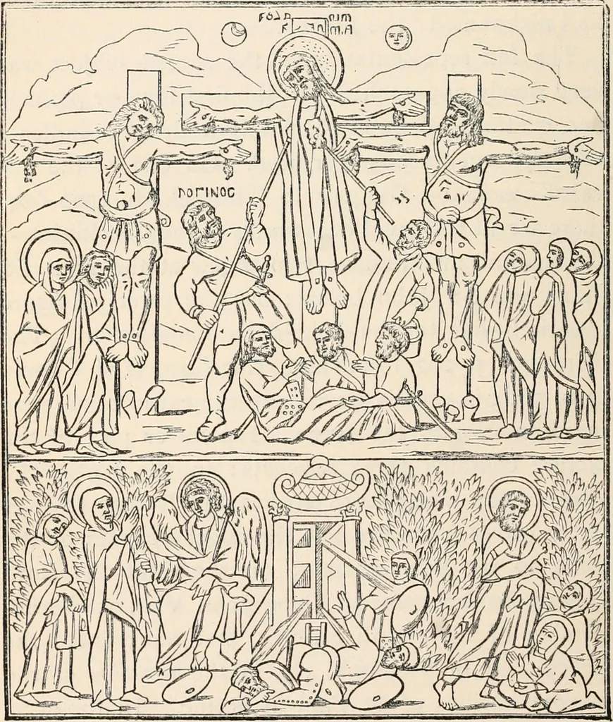 An illustration from History of early Christian art, 1893, leaf 224