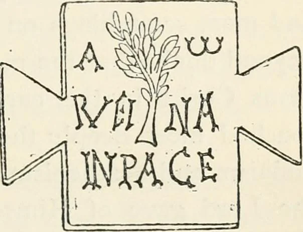 An illustration from History of early Christian art, 1893, leaf 225