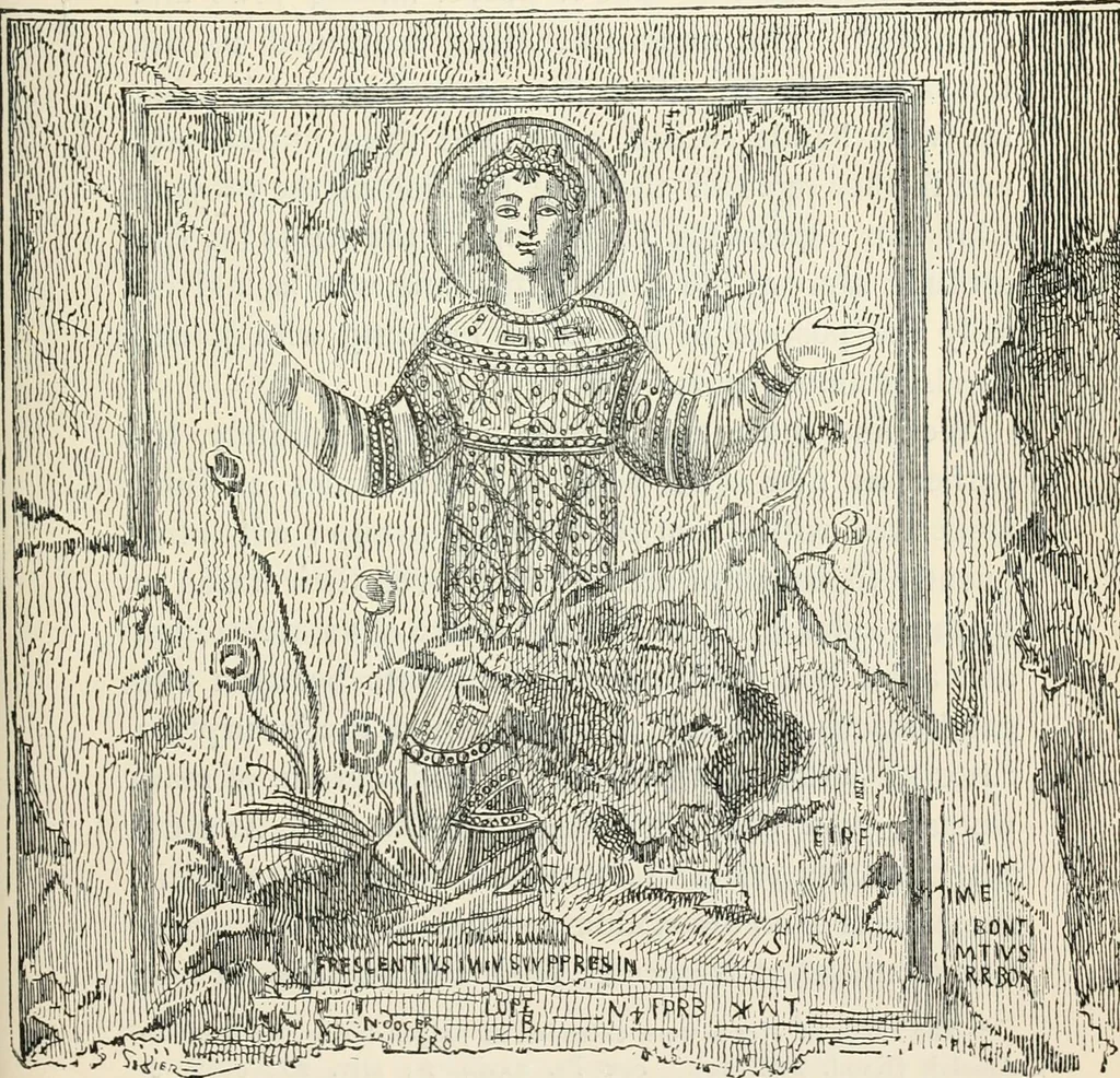 An illustration from History of early Christian art, 1893, leaf 259