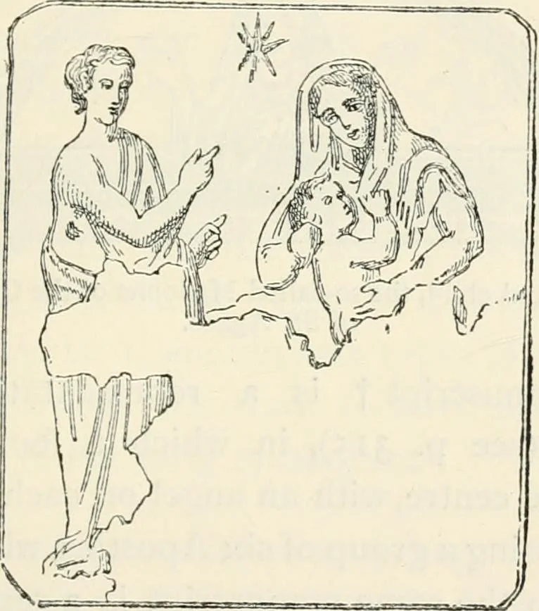 An illustration from History of early Christian art, 1893, leaf 265