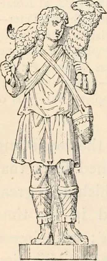 An illustration from History of early Christian art, 1893, leaf 276