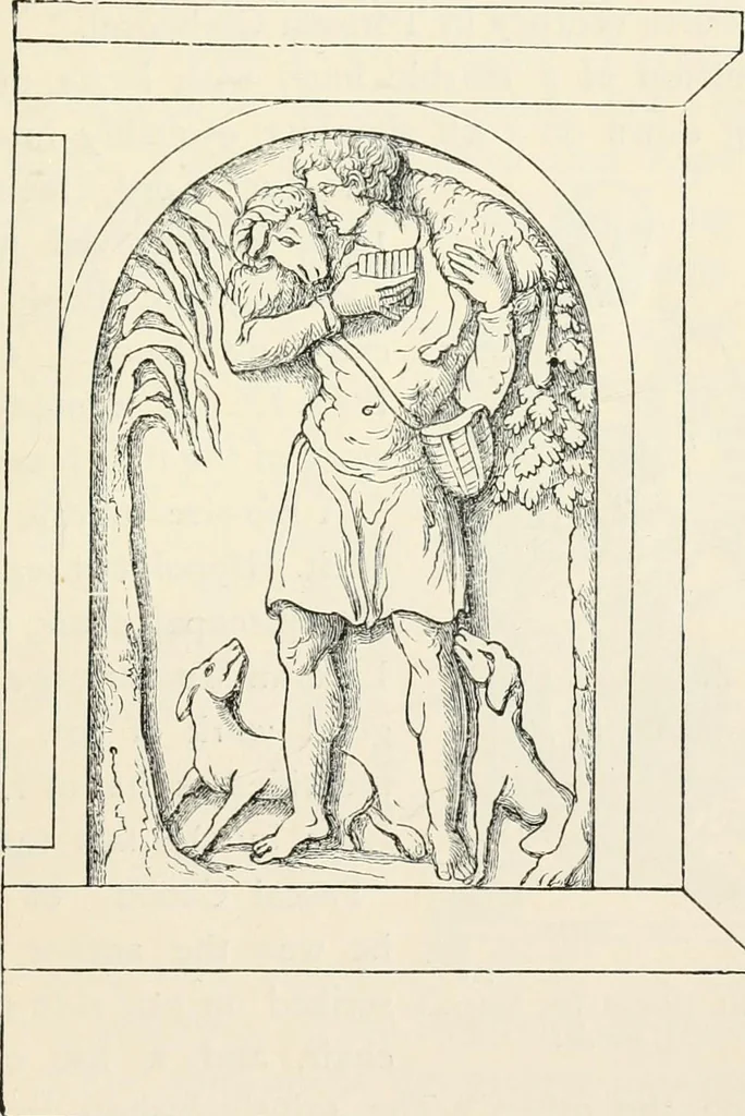 An illustration from History of early Christian art, 1893, leaf 279