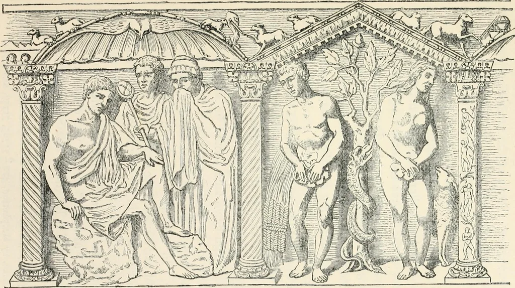 An illustration from History of early Christian art, 1893, leaf 285