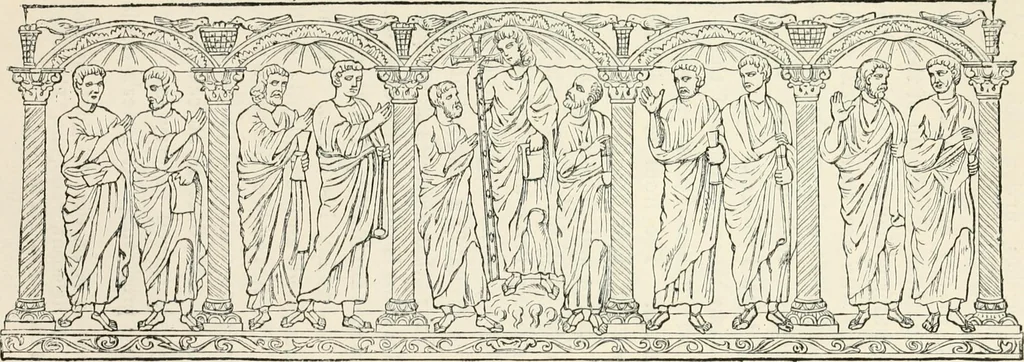 An illustration from History of early Christian art, 1893, leaf 293