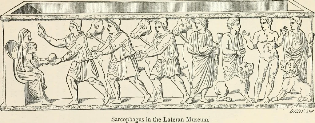 An illustration from History of early Christian art, 1893, leaf 299