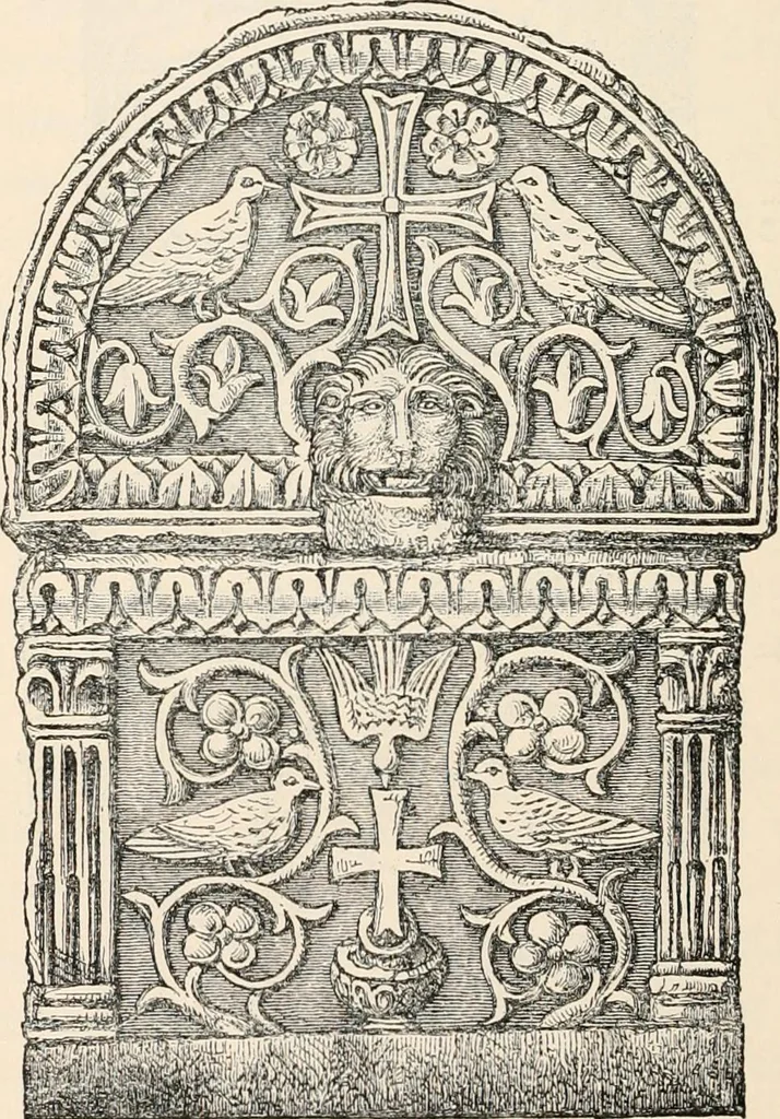 An illustration from History of early Christian art, 1893, leaf 300