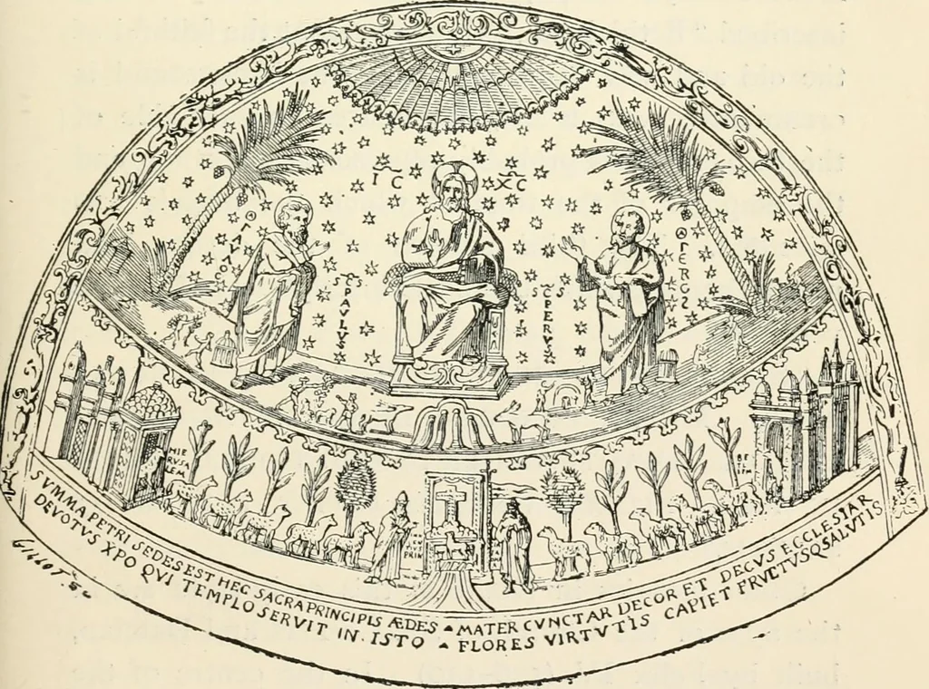 An illustration from History of early Christian art, 1893, leaf 311