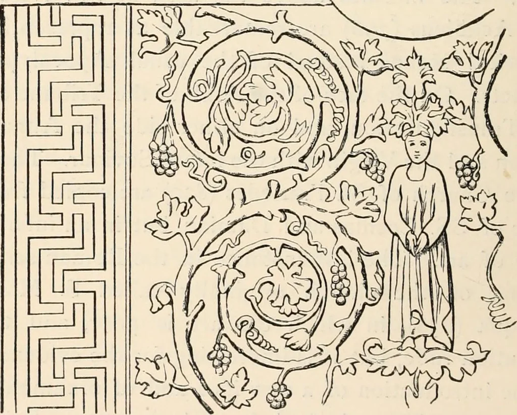 An illustration from History of early Christian art, 1893, leaf 314