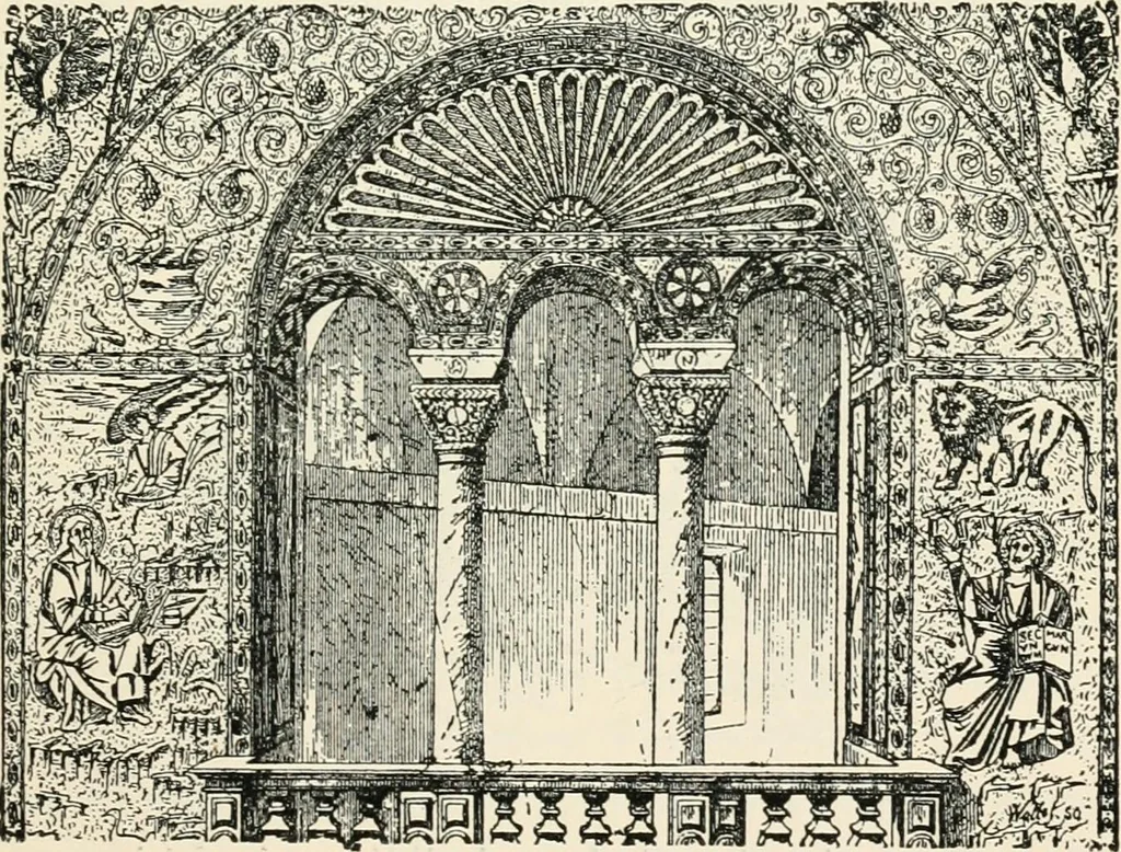 An illustration from History of early Christian art, 1893, leaf 315