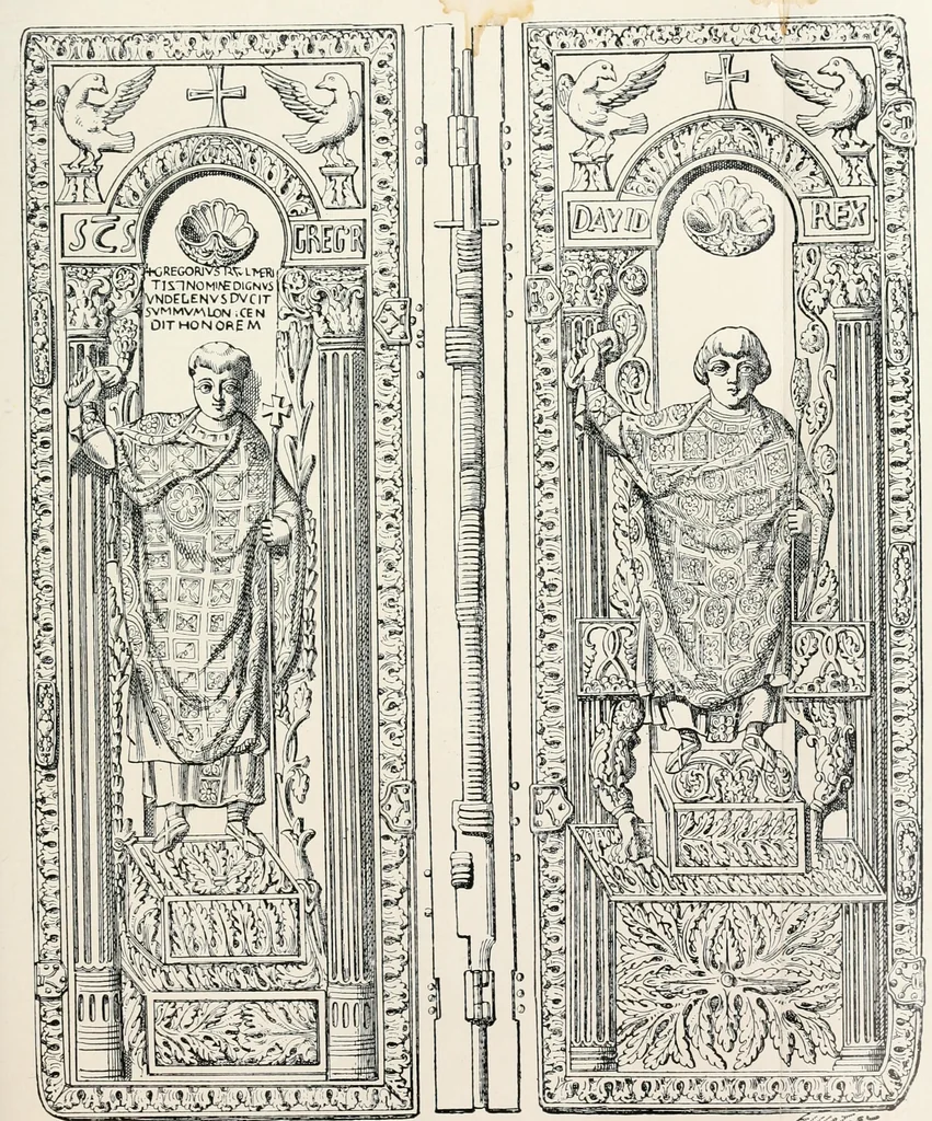 An illustration from History of early Christian art, 1893, leaf 321