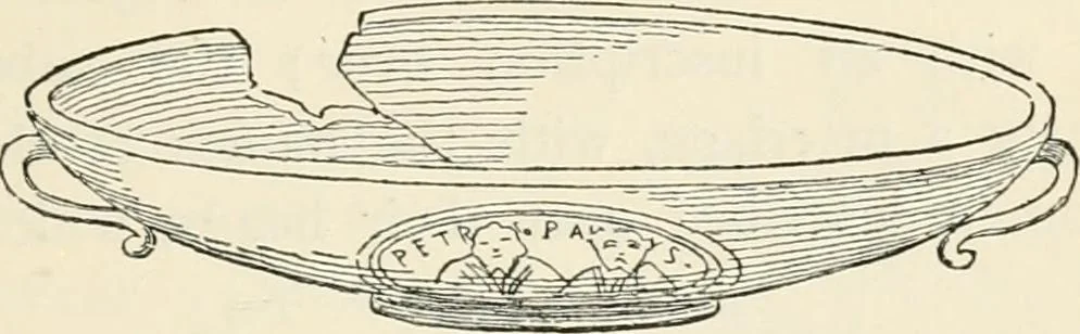 An illustration from History of early Christian art, 1893, leaf 329