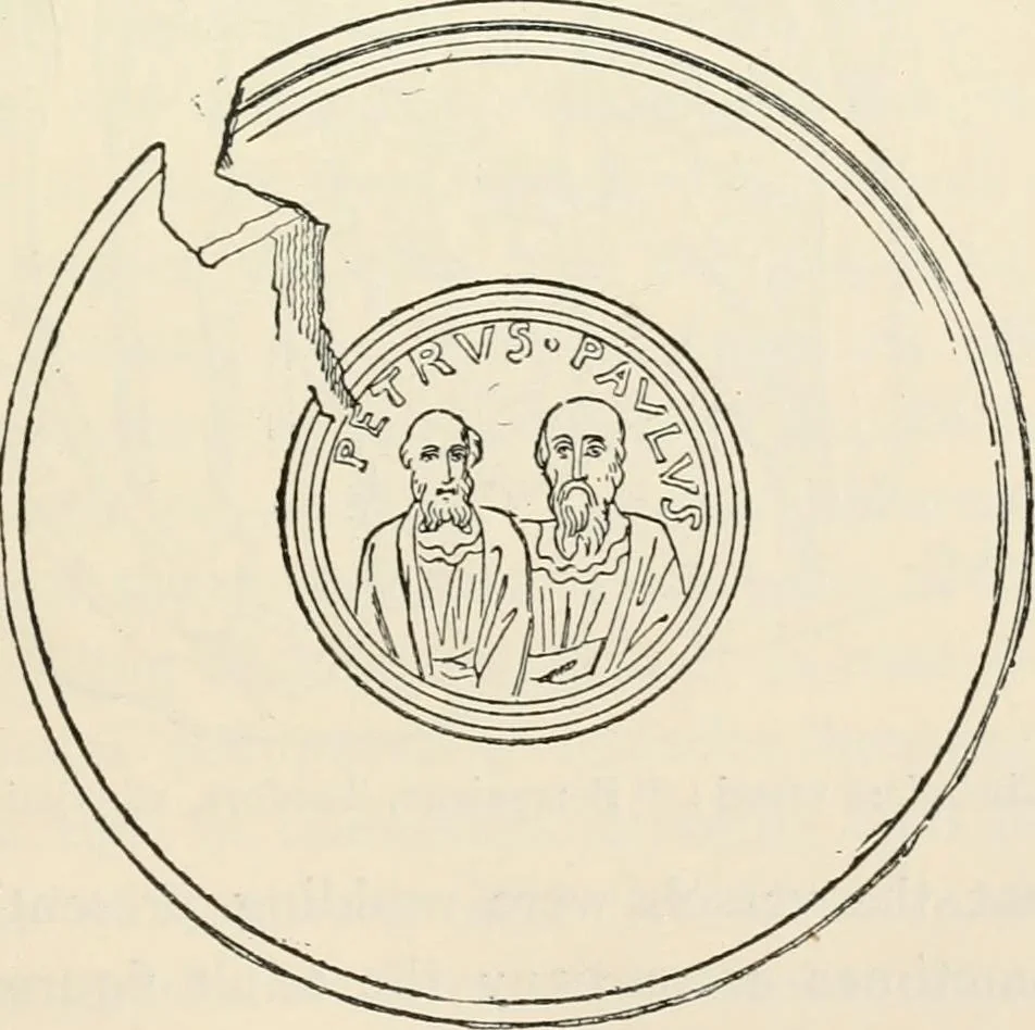 An illustration from History of early Christian art, 1893, leaf 329