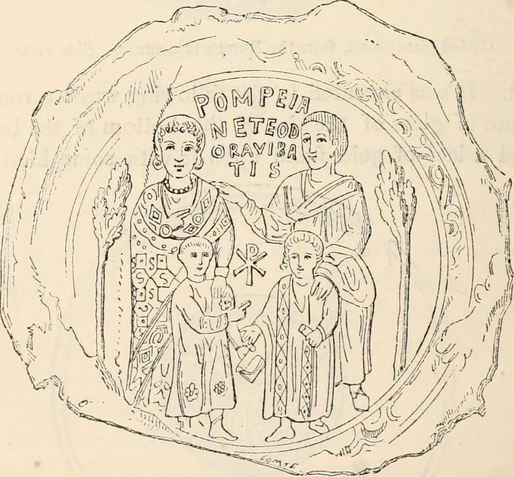 An illustration from History of early Christian art, 1893, leaf 330