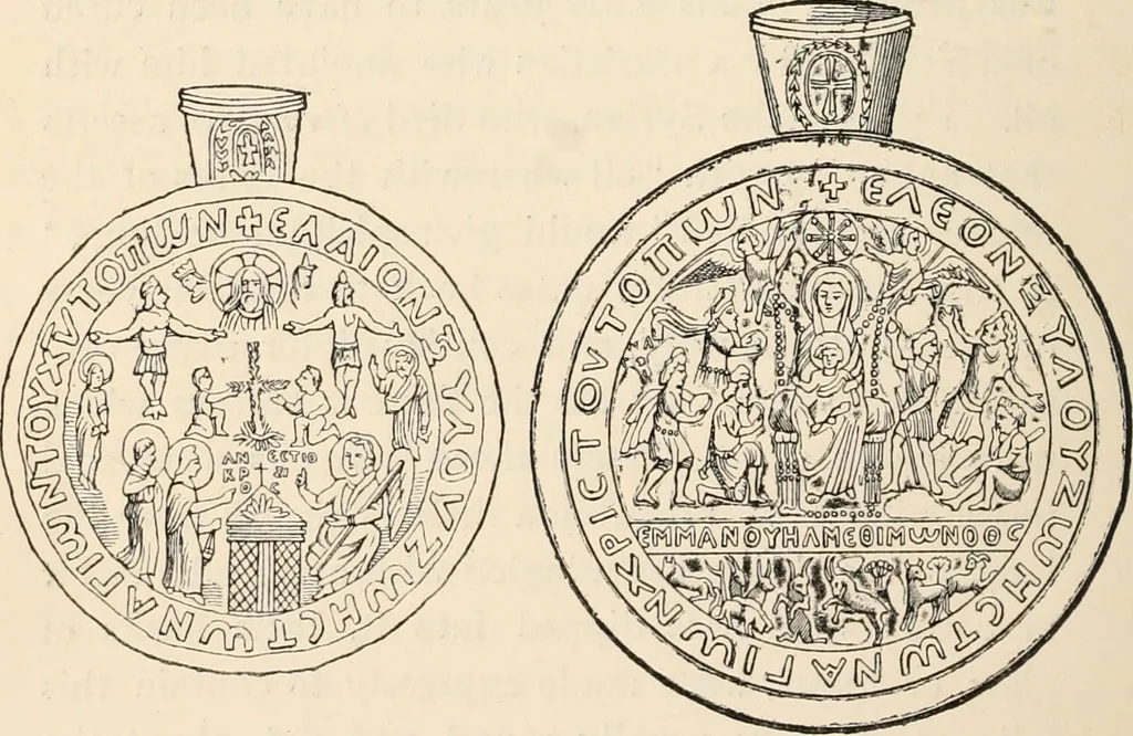 An illustration from History of early Christian art, 1893, leaf 348