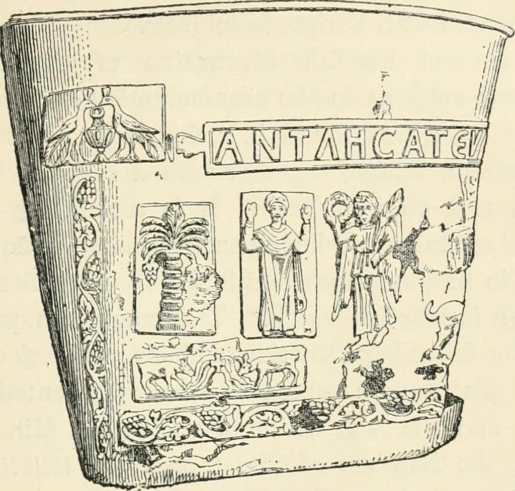 An illustration from History of early Christian art, 1893, leaf 355