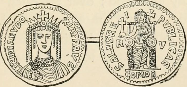 An illustration from History of early Christian art, 1893, leaf 365