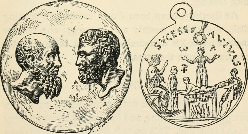 An illustration from History of early Christian art, 1893, leaf 367
