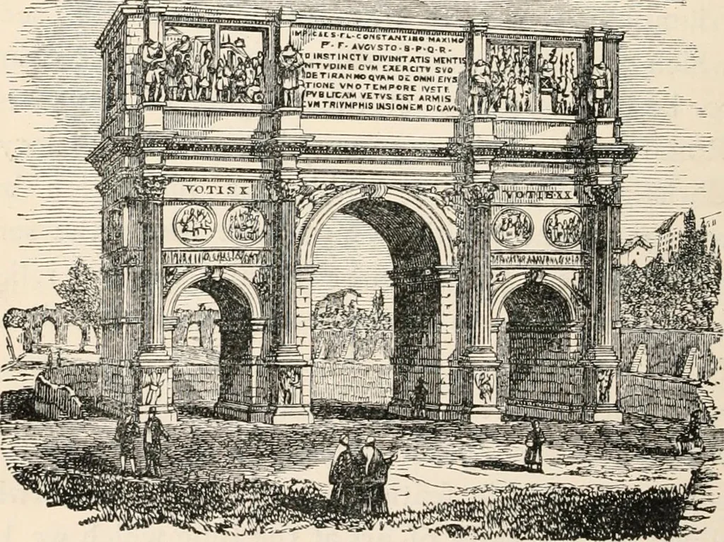 An illustration from History of early Christian art, 1893, leaf 72