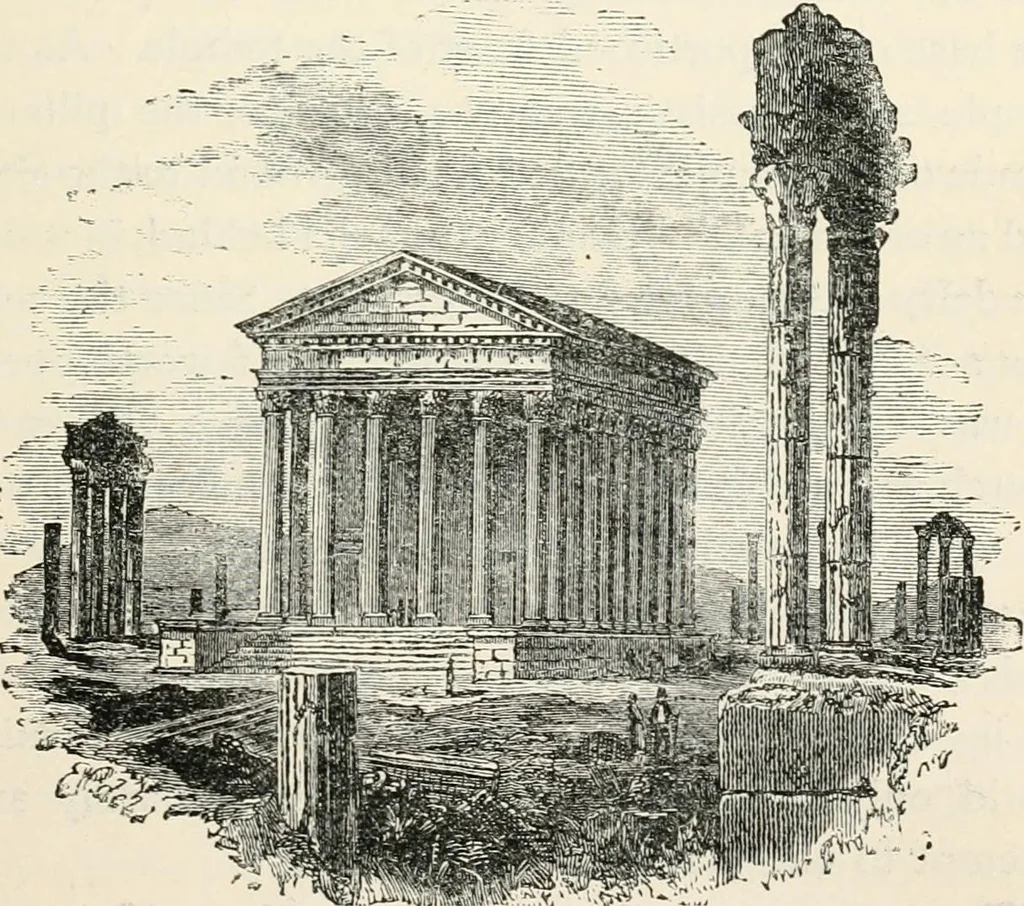 An illustration from History of early Christian art, 1893, leaf 77