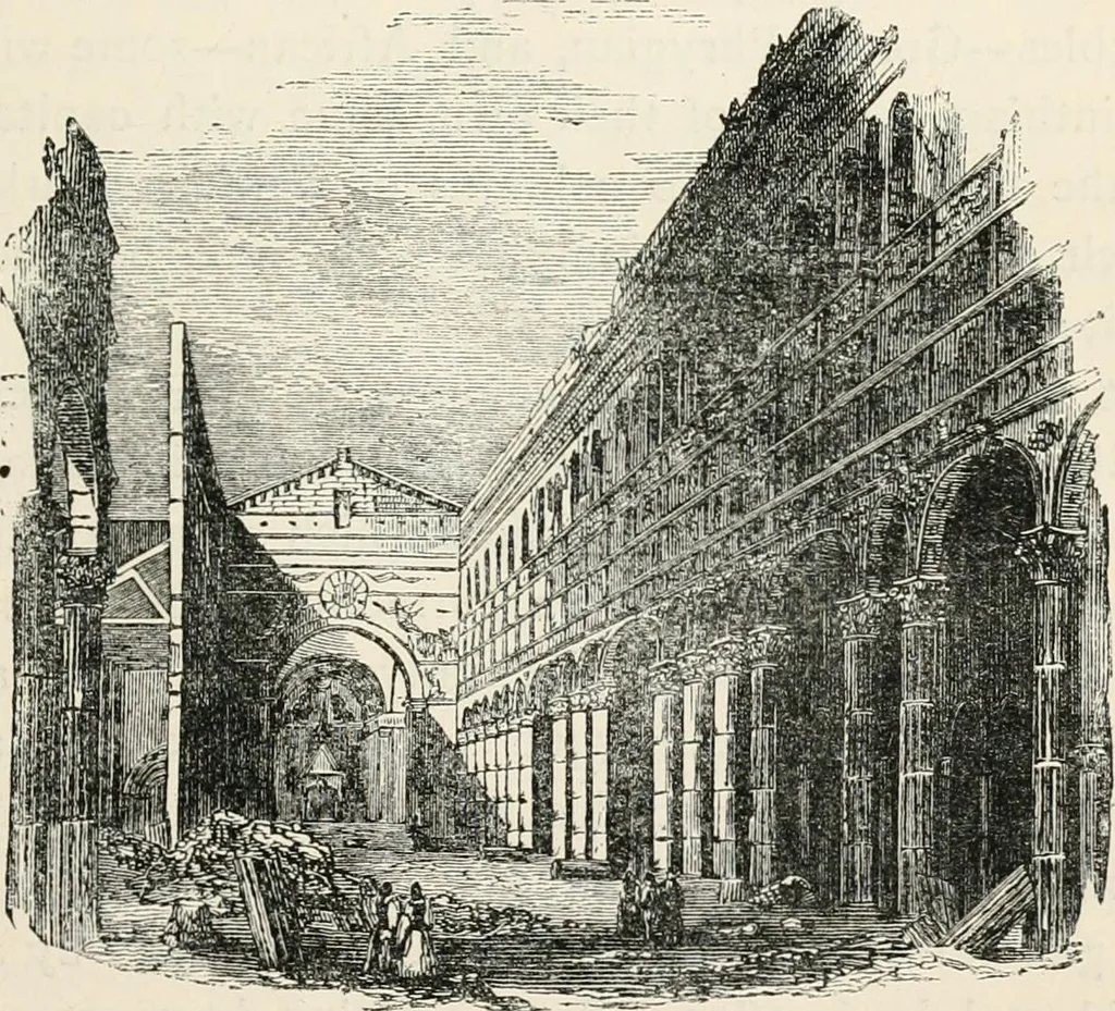 An illustration from History of early Christian art, 1893, leaf 81