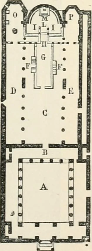 An illustration from History of early Christian art, 1893, leaf 89