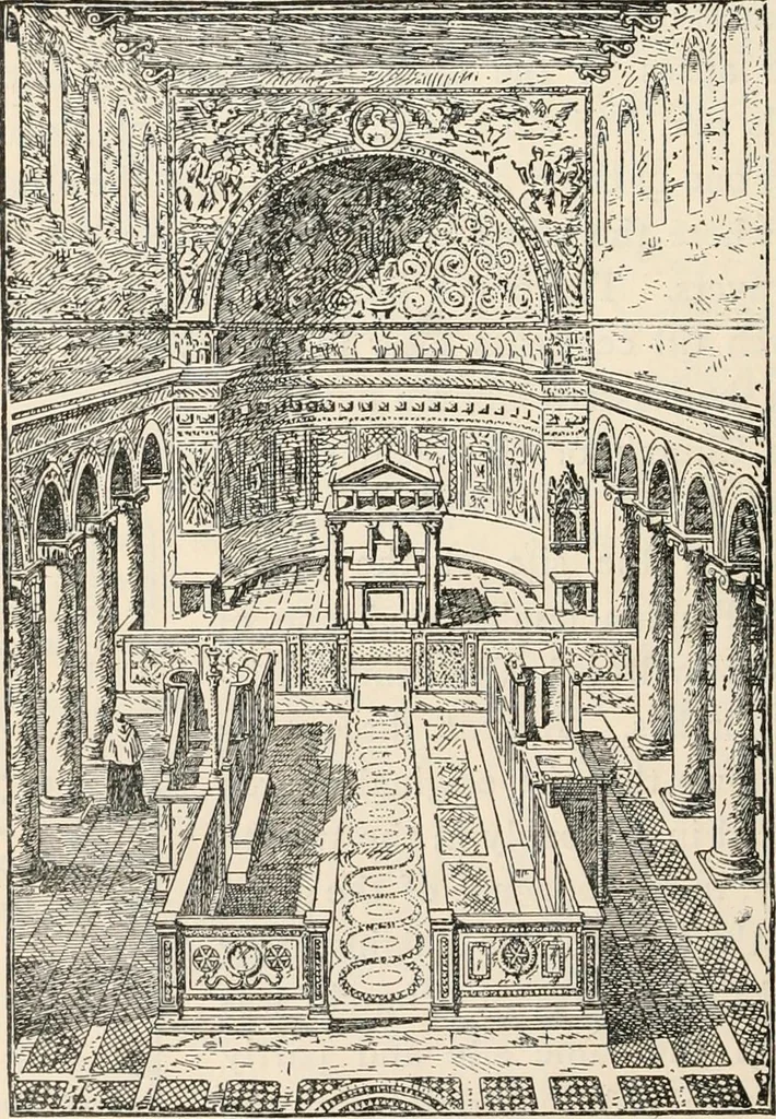 An illustration from History of early Christian art, 1893, leaf 90