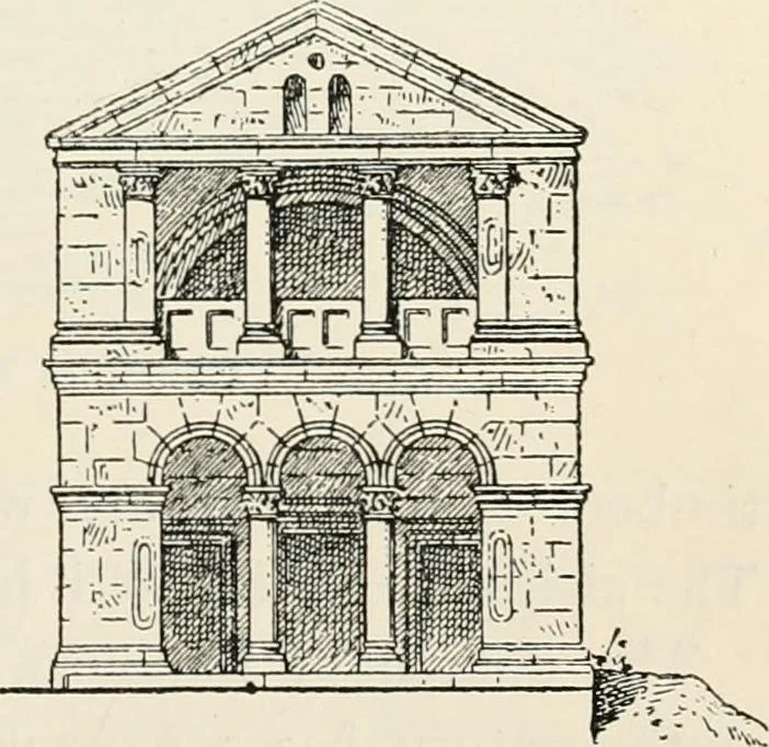 An illustration from History of early Christian art, 1893, leaf 93