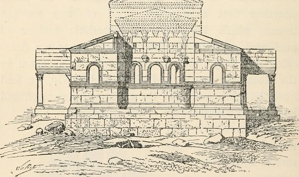 An illustration from History of early Christian art, 1893, leaf 94