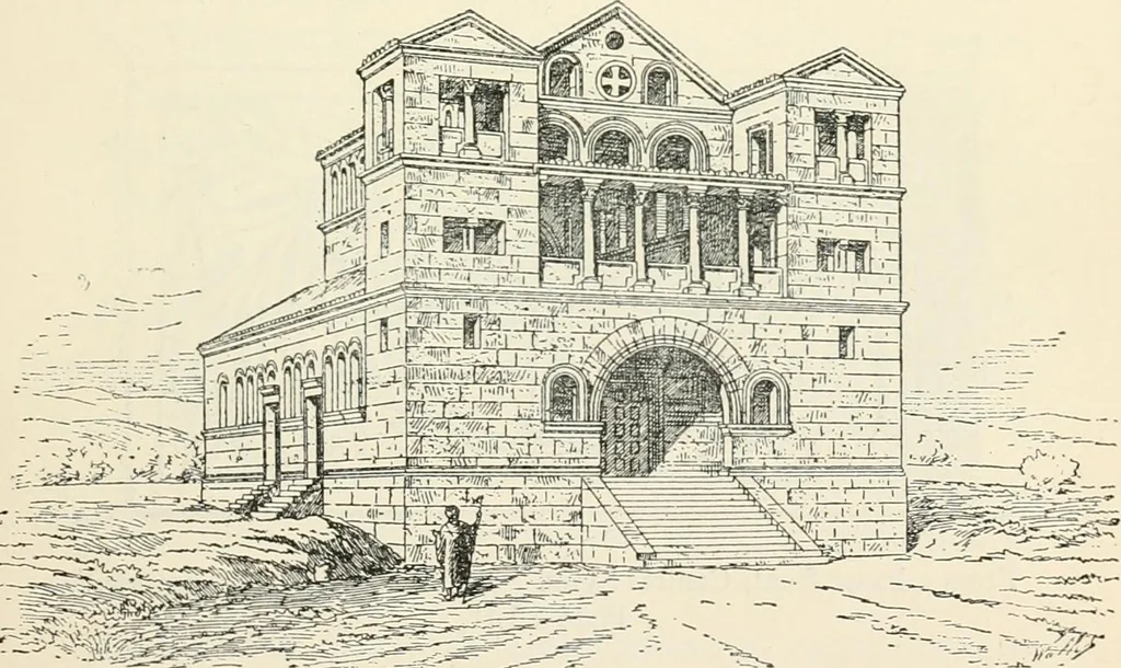 An illustration from History of early Christian art, 1893, leaf 95