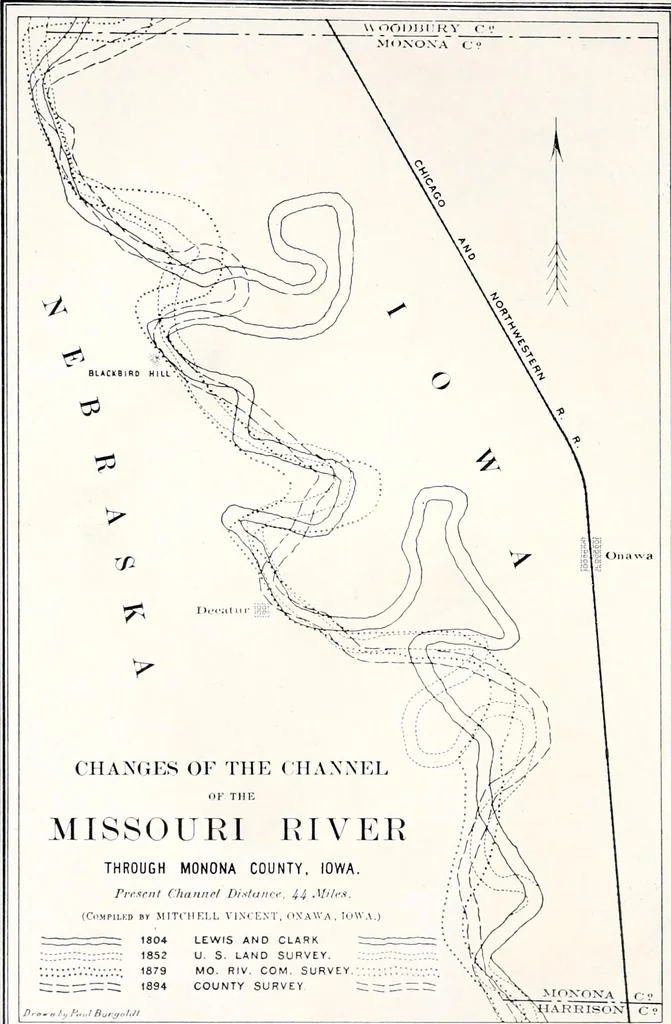 An illustration from History of early steamboat navigation on the Missouri River : life and adventures of Joseph La Barge, 1903, leaf 103