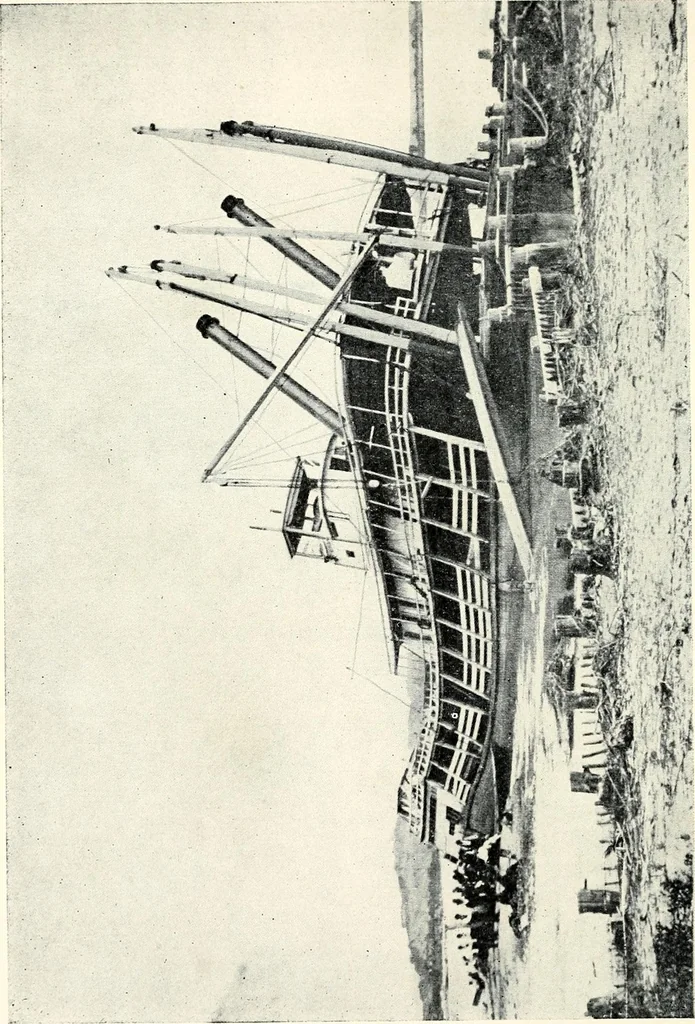 An illustration from History of early steamboat navigation on the Missouri River : life and adventures of Joseph La Barge, 1903, leaf 213