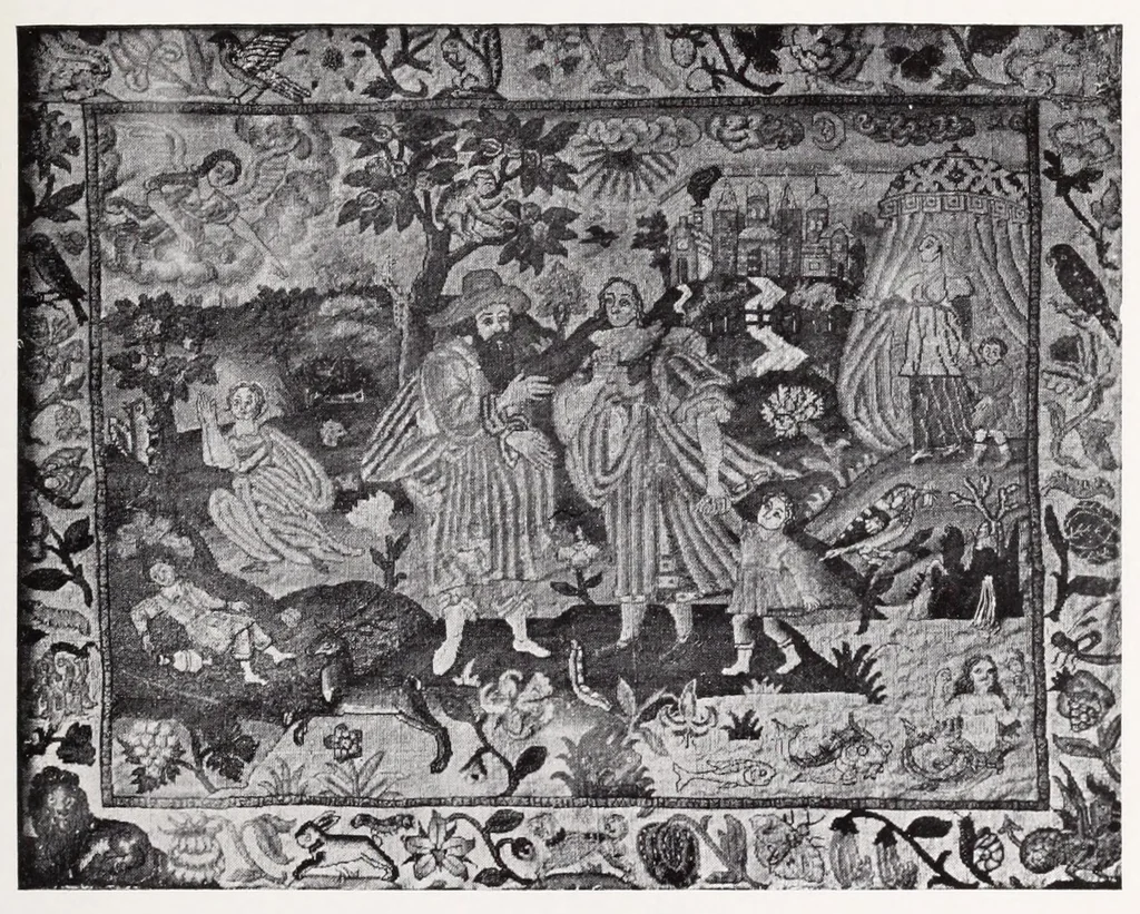An illustration from The history of English secular embroidery, 1912, leaf 251