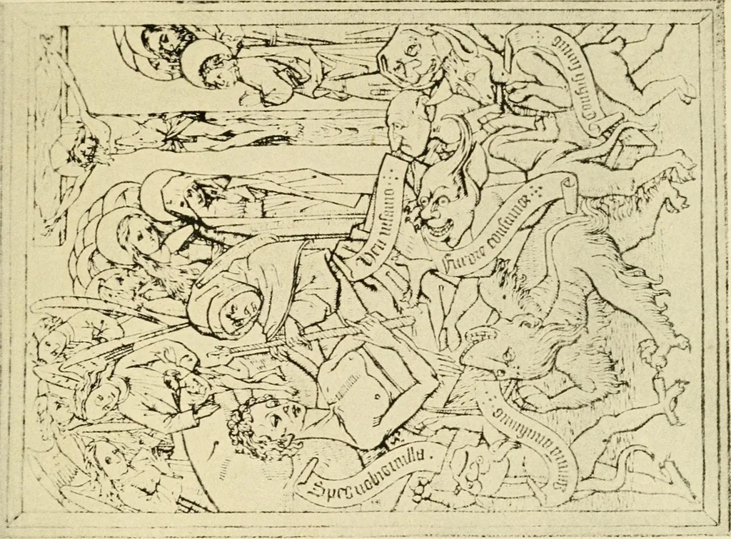 An illustration from The history of engraving from its inception to the time of Thomas Bewick, 1908, leaf 63