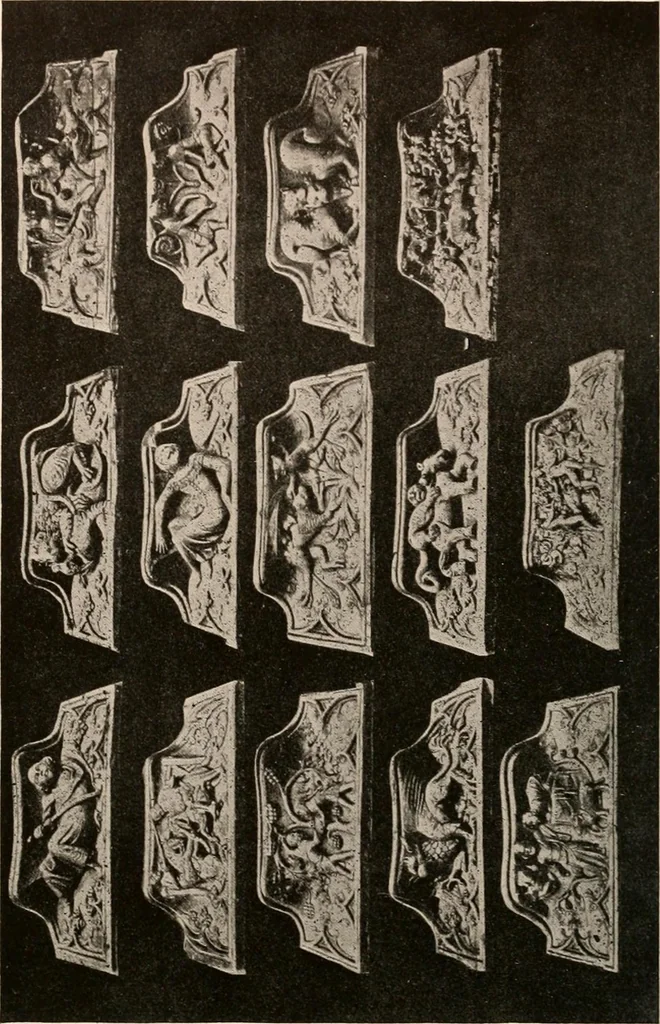 An illustration from A history of European and American sculpture from the early Christian period to the present day, 1921, leaf 197