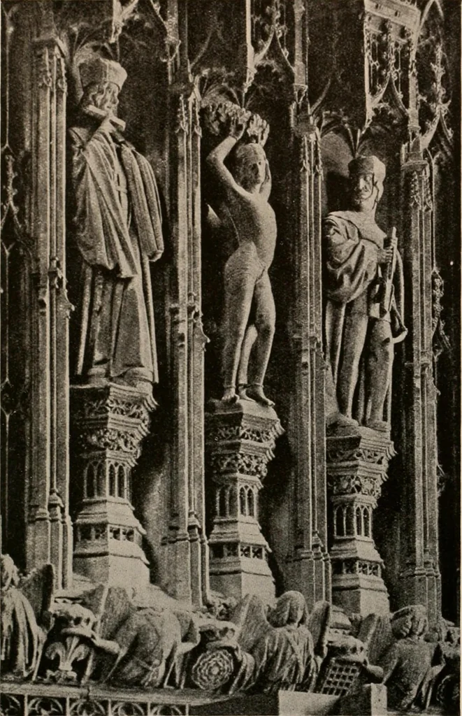 An illustration from A history of European and American sculpture from the early Christian period to the present day, 1921, leaf 206