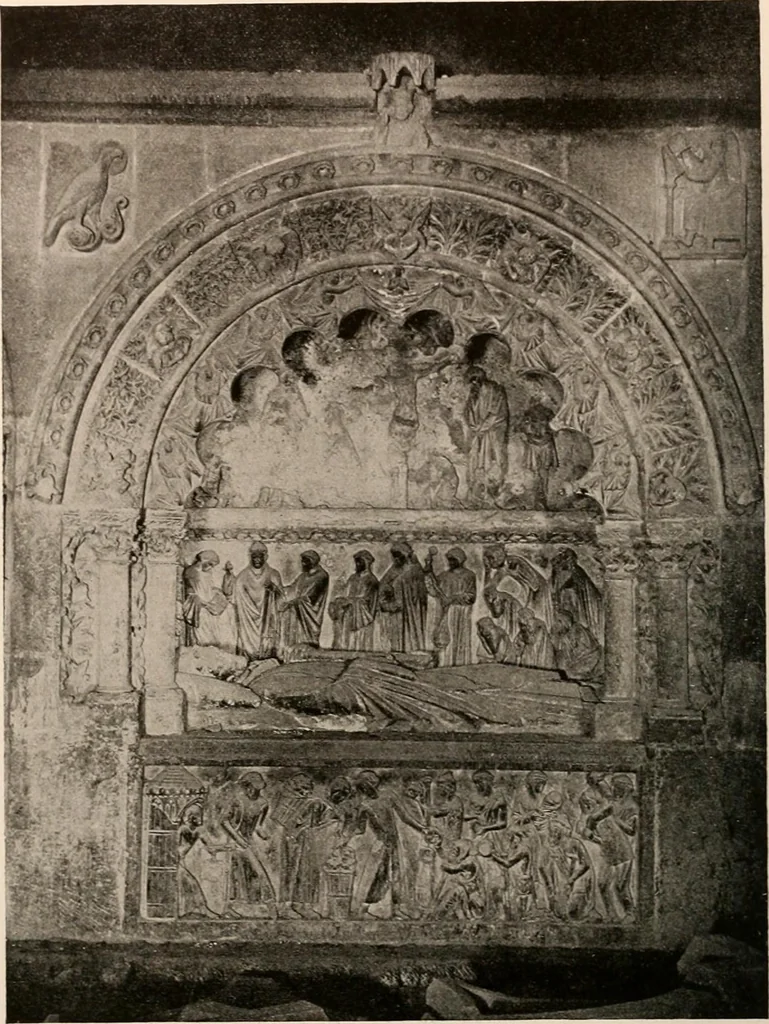 An illustration from A history of European and American sculpture from the early Christian period to the present day, 1921, leaf 213