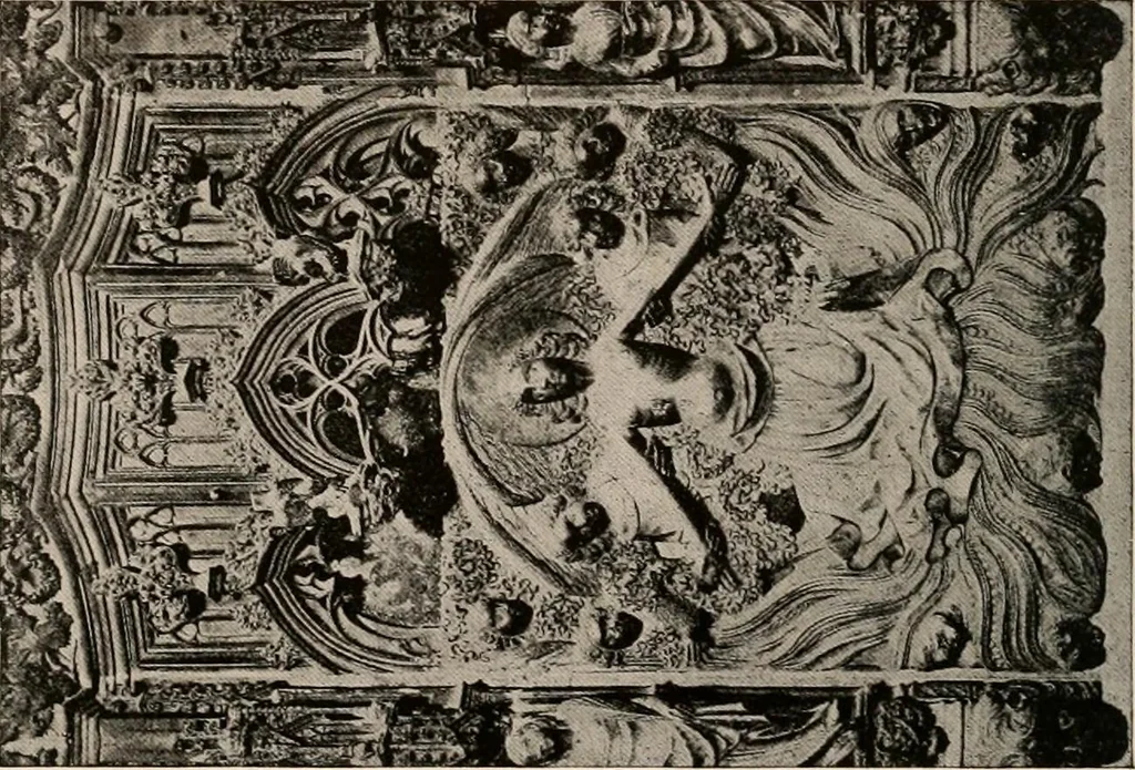 An illustration from A history of European and American sculpture from the early Christian period to the present day, 1921, leaf 219