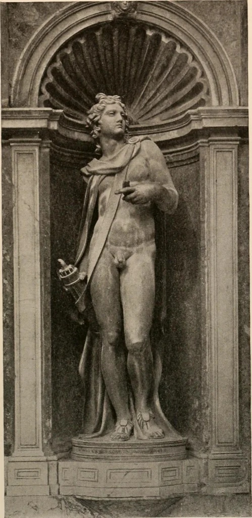 An illustration from A history of European and American sculpture from the early Christian period to the present day, 1921, leaf 354