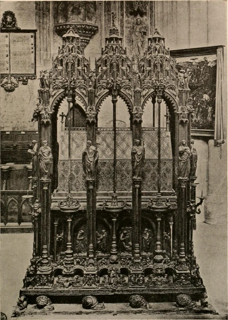 An illustration from A history of European and American sculpture from the early Christian period to the present day, 1921, leaf 384