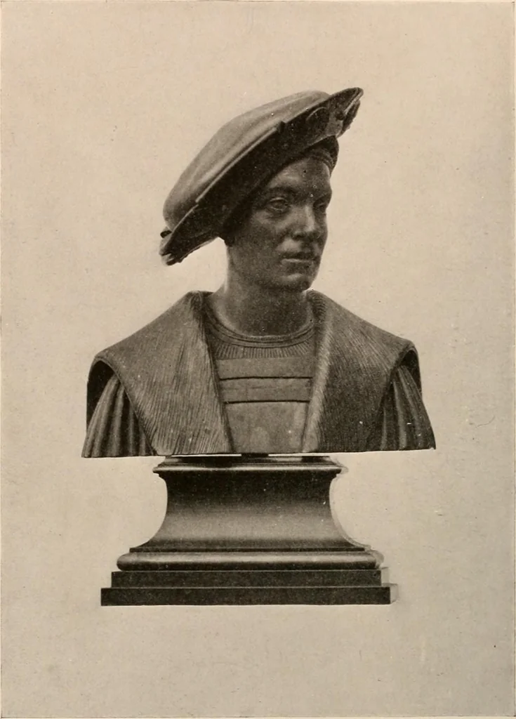 An illustration from A history of European and American sculpture from the early Christian period to the present day, 1921, leaf 385