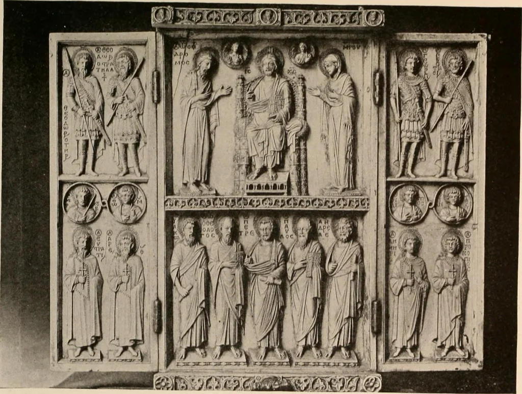 An illustration from A history of European and American sculpture from the early Christian period to the present day, 1921, leaf 48