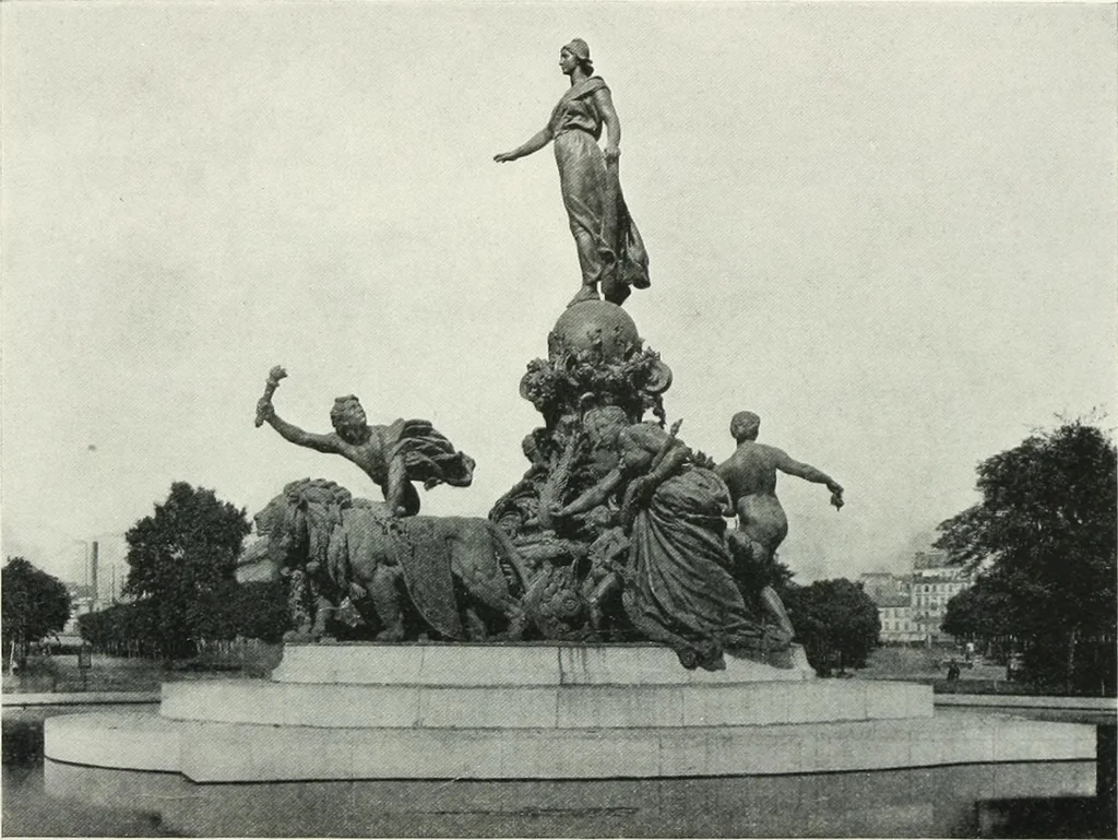 An illustration from A history of European and American sculpture from the early Christian period to the present day, 1921, leaf 201