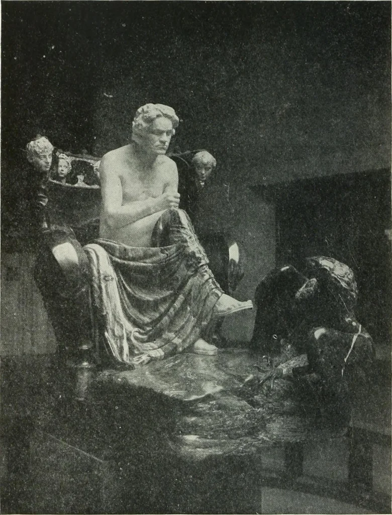 An illustration from A history of European and American sculpture from the early Christian period to the present day, 1921, leaf 255