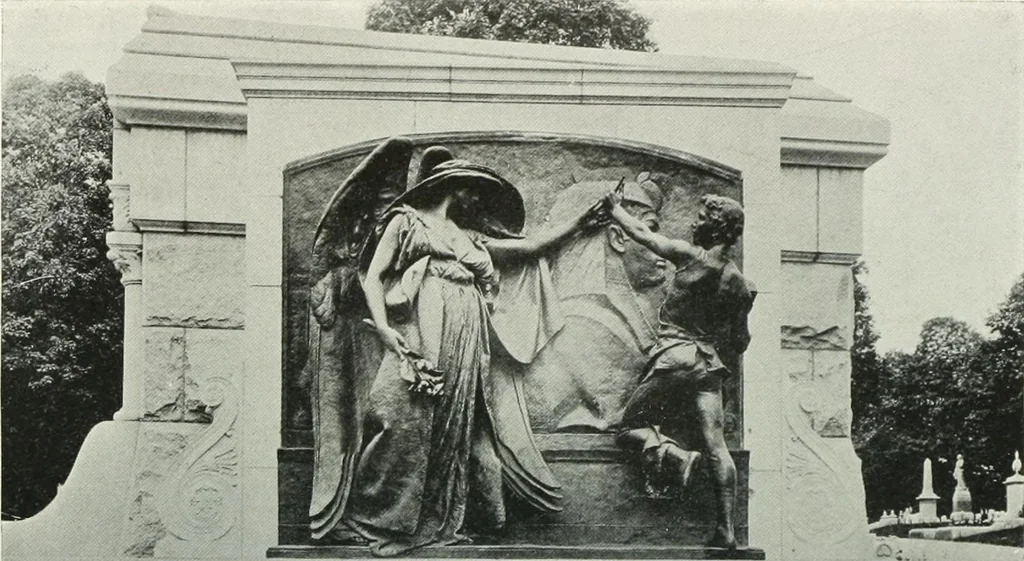An illustration from A history of European and American sculpture from the early Christian period to the present day, 1921, leaf 345