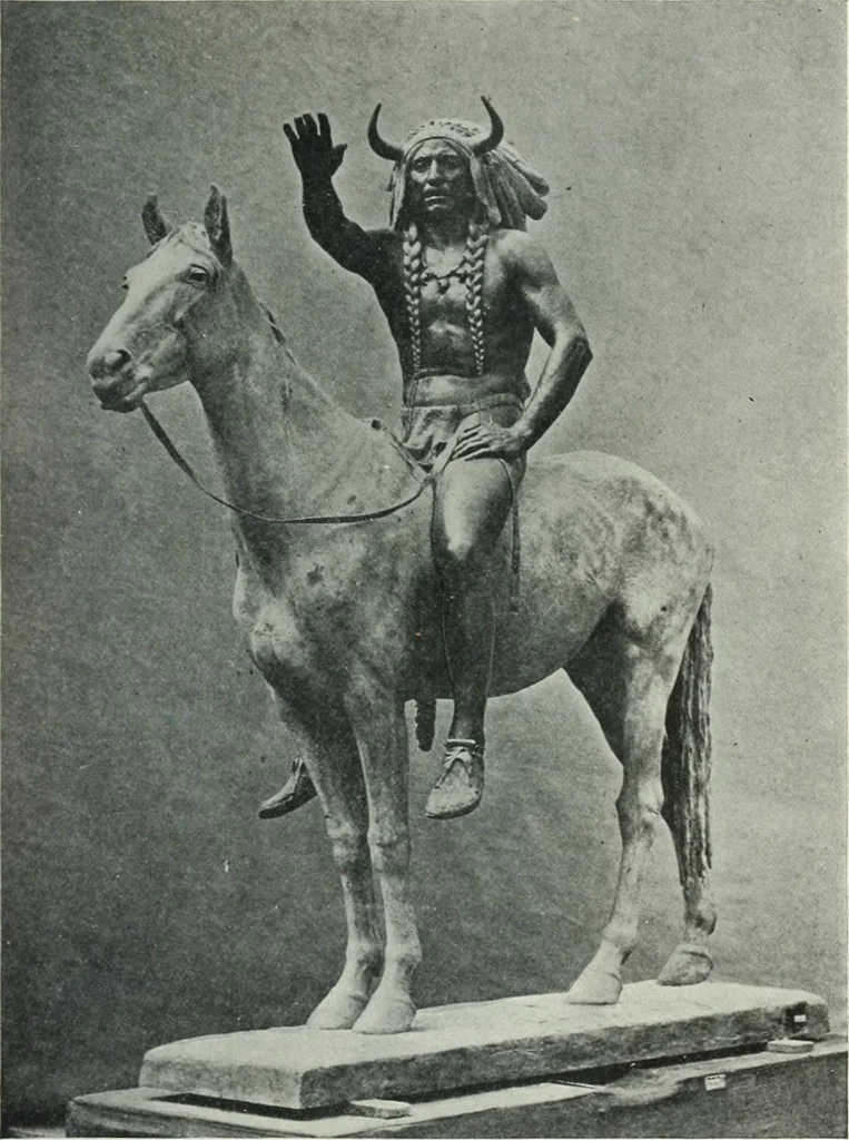 An illustration from A history of European and American sculpture from the early Christian period to the present day, 1921, leaf 354