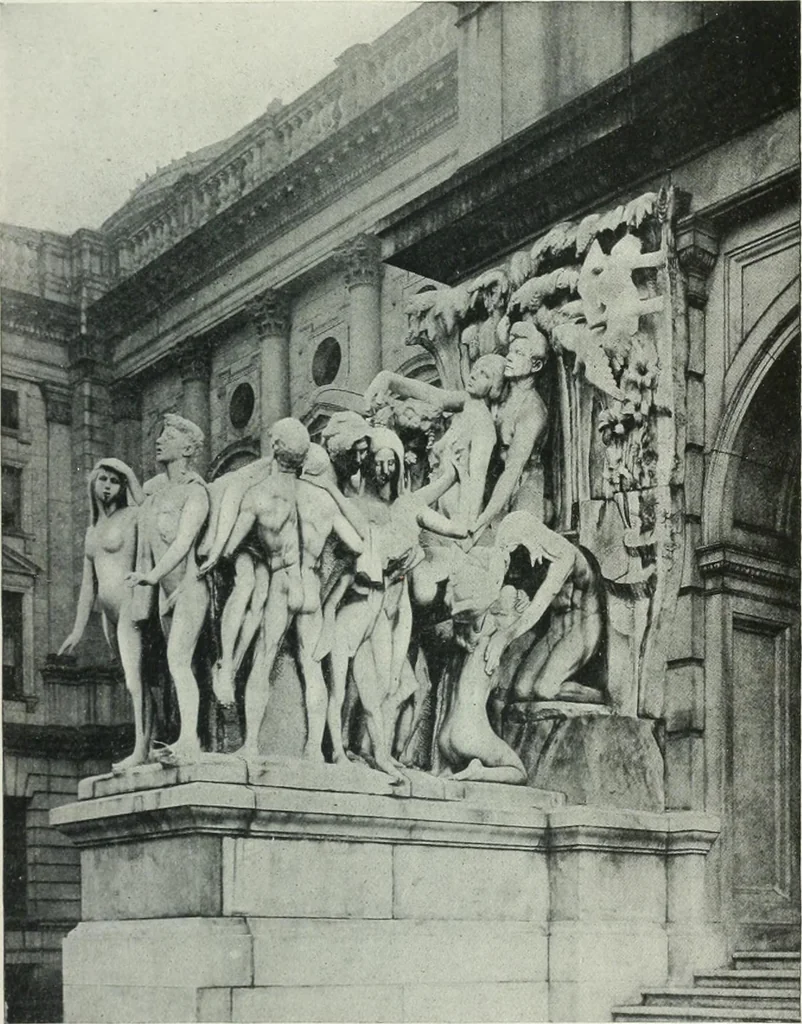 An illustration from A history of European and American sculpture from the early Christian period to the present day, 1921, leaf 360