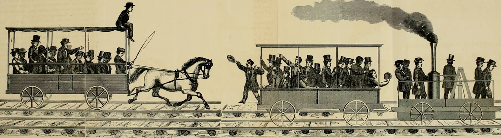 An illustration from The history of the first locomotives in America : from the original documents, and the testimony of living witnesses, 1874, leaf 132
